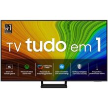 Samsung Smart TV 55″ QLED 4K 55Q70D – Tecnologia de Pontos Quânticos Upscaling 4K AI Painel até 120Hz