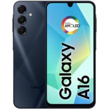 Samsung Smartphone Galaxy A16, 128GB + 4GB RAM, Câmera de até 50MP, Tela 6.7″, NFC, IP54, Bateria 5000 mAh (Preto)