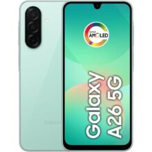Samsung Smartphone Galaxy A26 5g 256gb, 8gb Ram, Câmera De 50mp, Ip67, Tela Super Amoled 6.7″, Nfc (verde)