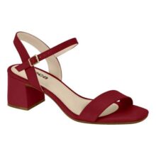 Sandália Feminina Casual Salto Médio Conforto Original