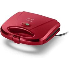Sanduicheira e Mini Grill Multilaser Gourmet 127V 750W Vermelha – CE148