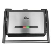 Sanduicheira Elétrica Panini 1200W Preta 220v