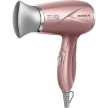 Secador de Cabelos Travel, Mondial, Golden Rose, 1200W, Bivolt – SC-47-GR