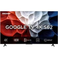 SEMP, Smart TV 4K UHD, 55“, Google TV, Google Assistente, Comando por Voz, Googlecast Integrado, Design Sem Bordas, Dolby Audio, 55S62