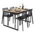 Guarda Roupa Solteiro 6 Portas 2 Gavetas Sidney Doripel Cor Preto