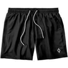 Short Bermuda Resina Lisa Liso Masculina Tactel Básico (BR Alfa GG Regular Regular Preto)