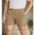 Short De Linho Masculino Bermuda Leve Praia Verao Novidade