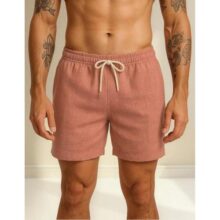 Short De Linho Masculino Bermuda Leve Praia Verao Novidade