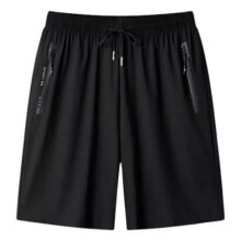 Short Masculino Bermuda Praia 2 Bolsos Zíper Secagem Rápida