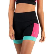 Shorts Cintura Alta Com Bolsos Ciclico Esportes – Feminino