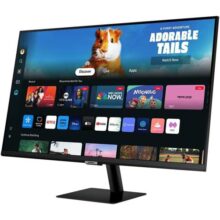 Smart Monitor Samsung M5 27″ FHD Plataforma Tizen USB HDMI Bluetooth Preto 2024