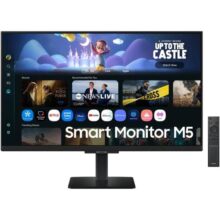Smart Monitor Samsung M5 27″ FHD Plataforma Tizen USB HDMI Bluetooth Preto 2025