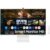 Smart Monitor Samsung M8 32″ UHD Plataforma Tizen Tap View USB-c (65W) USB Hub HDMI Bluetooth HAS Alexa Branco 2025