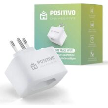 Smart Plug Max Wi-Fi Positivo Casa Inteligente, 16A, NBR 14136, Configuração Rápida, 1600W Bivolt – Compatível com Alexa