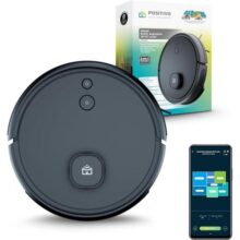 Smart Robô Aspirador Wi-Fi Laser PRA800 Positivo Casa Inteligente, Mapeamento Inteligente, Varre, Aspira, Passa Pano, Retorna para Base, Bivolt e Controle por App, Alexa e Google Assistente