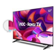 Smart Tv 32 polegadas Hd Roku Tv 32s5135/78g Preta Aoc Bivolt