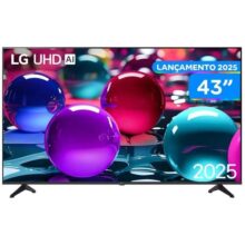 Smart TV 43″ LG 4K Ultra HD 43UA7500PSA webOS 25 AI Processor 4K Gen8 com Alexa 3 HDMI