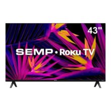 Smart Tv 43 Semp R6610 Fhd Led Roku Tv Wifi Dual Band Alexa