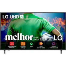Smart TV 4K 75″ LG UHD 75UA85 Processador α7 AI Ger8 4K Super Upscaling Google Cast Alexa Integrado Controle AI Smart Magic WebOS 25