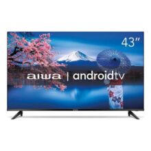 Smart TV AIWA 43” Android Full HD Borda Ultrafina HDR10 Dolby Áudio AWS-TV-43-BL-02-A