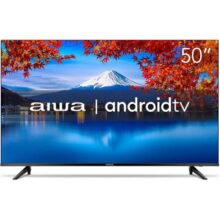 Smart TV Aiwa 50”, Android, 4K, Borda Ultrafina, HDR10, Dolby Áudio – AWS-TV-50-BL-02-A