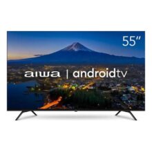 Smart TV AIWA 55” Android 4K Borda Ultrafina Dolby Vision&Atmos AWS-TV-55-BL-01-A
