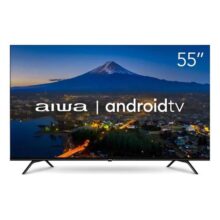 Smart TV AIWA 55” Android 4K Borda Ultrafina Dolby Vision&Atmos AWS-TV-55-BL-01-A