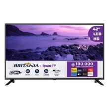 Smart Tv Britânia 42” Btv42g6fr2cp Roku Tv Dolby Audio Hdmi
