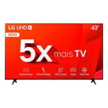 Smart Tv De 43 LG Tu801c 43tu801c0sa Com Tela Led 4k – Preto