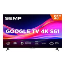 Smart Tv Google Tv Led 55  Ultra Hd 4k Semp 55s61 Bluetooth