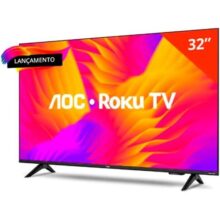 Smart Tv Lcd Led 32″ Aoc 32s5155/78g – Wi-fi, Hd, Quad Core, Dolby Áudio, 60 Hz