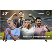 Smart TV QLED 50″ 4K Toshiba 50C450NS Google TV 3 HDMI 2 USB Wi-Fi – TB034M
