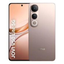 Smartphone JOVI V50 Lite 5G 256GB 8GB RAM Câmera 50MP AMOLED 6.77″‘ 6500mAh 90W Android 15 – Ouro Titânio