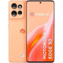 Smartphone Motorola Edge 50 5G – 256GB 24GB (12GB RAM+12GB Ram Boost) 50MP Sony Camera Moto AI Ultrarresistencia militar – Peach Fuzz