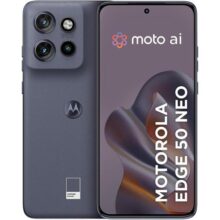 Smartphone Motorola Edge 50 Neo 5G – 256GB 16GB (8GB RAM+8GB Ram Boost) 50MP Sony Camera Moto AI Ultrarresistencia militar – Grisaille Vegan Leather