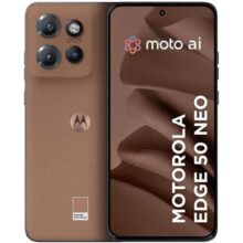 Smartphone Motorola Edge 50 Neo 5G – 256GB 16GB (8GB RAM+8GB Ram Boost) 50MP Sony Camera Moto AI Ultrarresistencia militar Mocha Mousse – Vegan Leather