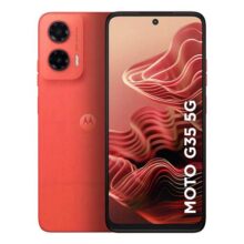Smartphone Motorola Moto G35 5g – 256gb 12gb (4gb Ram+8gb Ram Boost) E Camera 50mp Com Ai Nfc Tela 6.7 Com Superbrilho – Coral – Vegan Leather