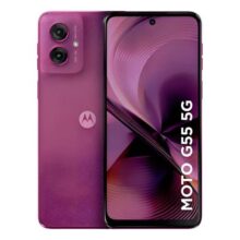 Smartphone Motorola Moto g55 5G – 256GB 16GB (8GB RAM+8GB Ram Boost) e Camera 50MP com AI NFC Tela 6.5″ com Superbrilho – Rosa