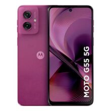 Smartphone Motorola Moto g55 5G – 256GB 16GB (8GB RAM+8GB Ram Boost) e Camera 50MP com AI NFC Tela 6.5″ com Superbrilho – Rosa