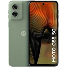 Smartphone Motorola Moto g55 5G – 256GB 16GB (8GB RAM+8GB Ram Boost) e Camera 50MP com AI NFC Tela 6.5″ com Superbrilho- Verde Vegan Leather