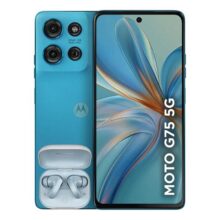 Smartphone Motorola Moto g75 5G music edition Moto Buds – 256GB 16GB (8GB RAM+8GB Ram Boost) e 50MP Sony Lytia 600 Camer
