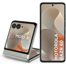 Smartphone Motorola Razr 60-256GB 24GB (12GB RAM+12GB Ram Boost) Tela dobrável 6,9″ pOLED e externa 3,6” Moto AI camera IP48 – Branco