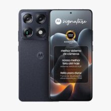 Smartphone Motorola Signature 5G – 512GB 24GB (12GB RAM + 12GB RAM Boost) 3 cameras 50MP Sony Lytia e Zoom 100x Tela 1