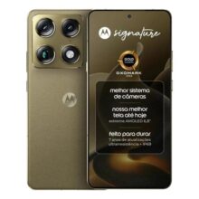 Smartphone Motorola Signature 5g – 512gb 24gb (12gb Ram + 12gb Ram Boost), 3 Cameras 50mp Sony Lytia E Zoom 100x, Tela 1.5k Extreme Amoled 165hz – Preto