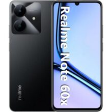 Smartphone Realme Note 60x RMX3938 3 GB de RAM/ 64 GB/Bateria de 5000mAh e tela de 6,74″ 90Hz HD/Midnight Black (Preto)