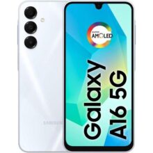 Smartphone Samsung Galaxy A16 5G, 128GB + 4GB RAM, Câmera de até 50MP, Tela 6.7″, NFC, IP54, Bateria 5000 mAh – Cinza