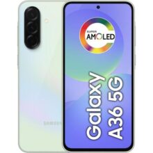 Smartphone Samsung Galaxy A36 5G 128GB, 6GB RAM, Câmera 50MP, IP67, Super AMOLED 6.7″, Recursos AI, Branco