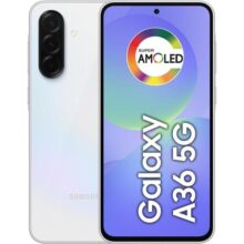 Smartphone Samsung Galaxy A36 5g 256gb, 6gb Ram, Câmera 50mp, Ip67, Super Amoled 6.7″, Recursos Ai, Branco