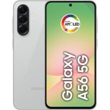 Smartphone Samsung Galaxy A56 5G 256GB, 8GB RAM, Câmera 50MP, IP67, Super AMOLED 6.7″, Recursos AI, Cinza
