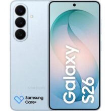 Smartphone Samsung Galaxy S26 5G, 256GB, 12GB RAM, Câmera Tripla de 50+12+10, Tela Grande de 6.3″ – Azul